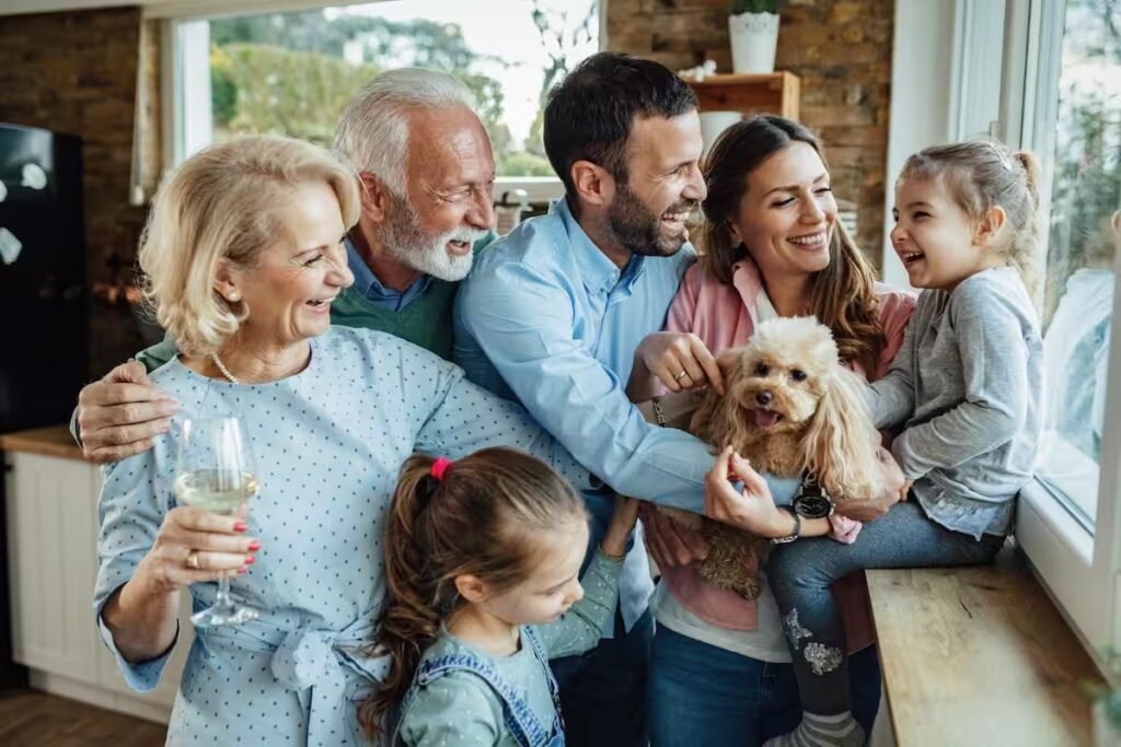 Family health insurance coverage and healthcare protection
